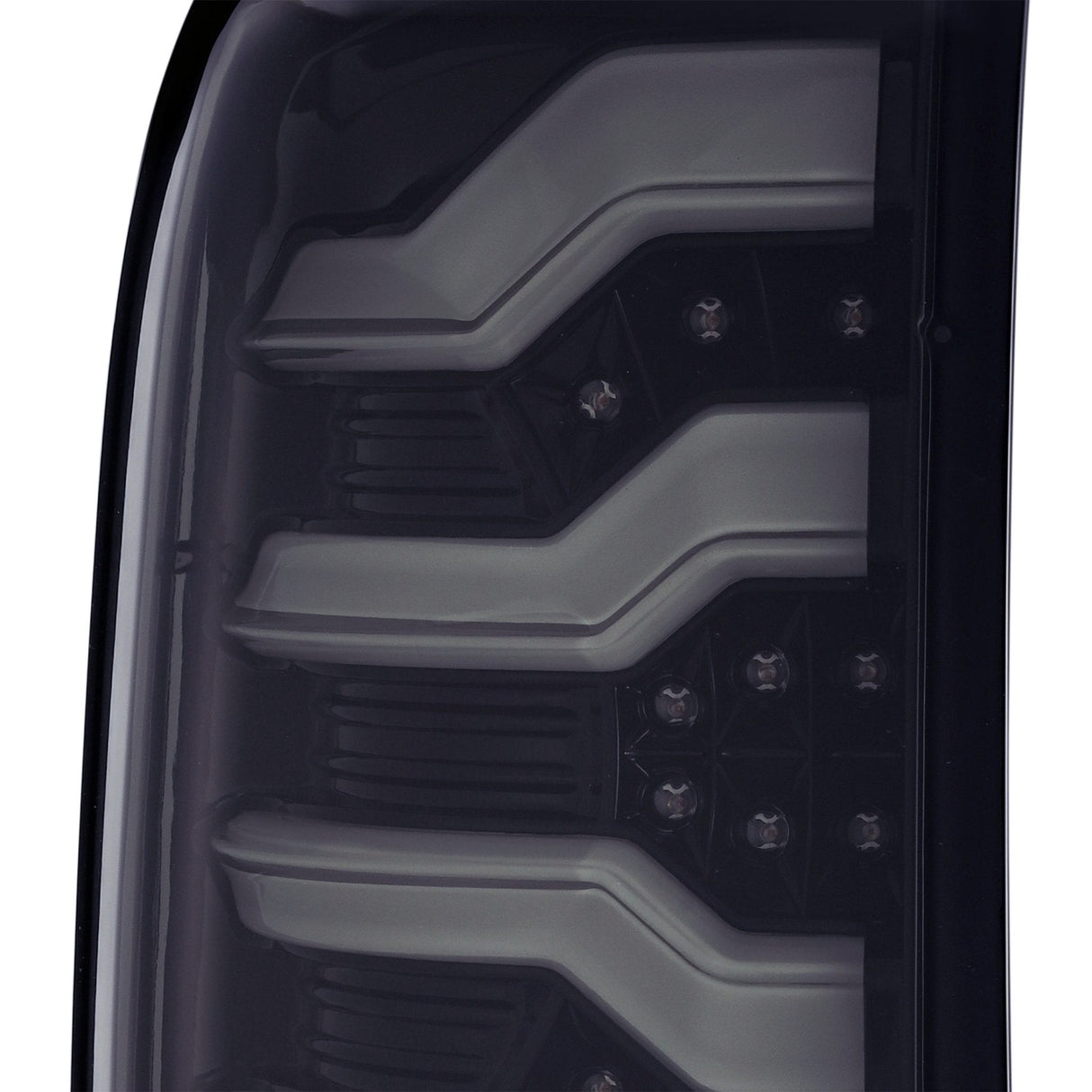Feux arrière à DEL Dually PRO-Series pour Chevrolet Silverado 1500 (14-18) / Silverado 2500HD/3500HD (15-19) / GMC Sierra 3500HD (15-19) - Noir de jais