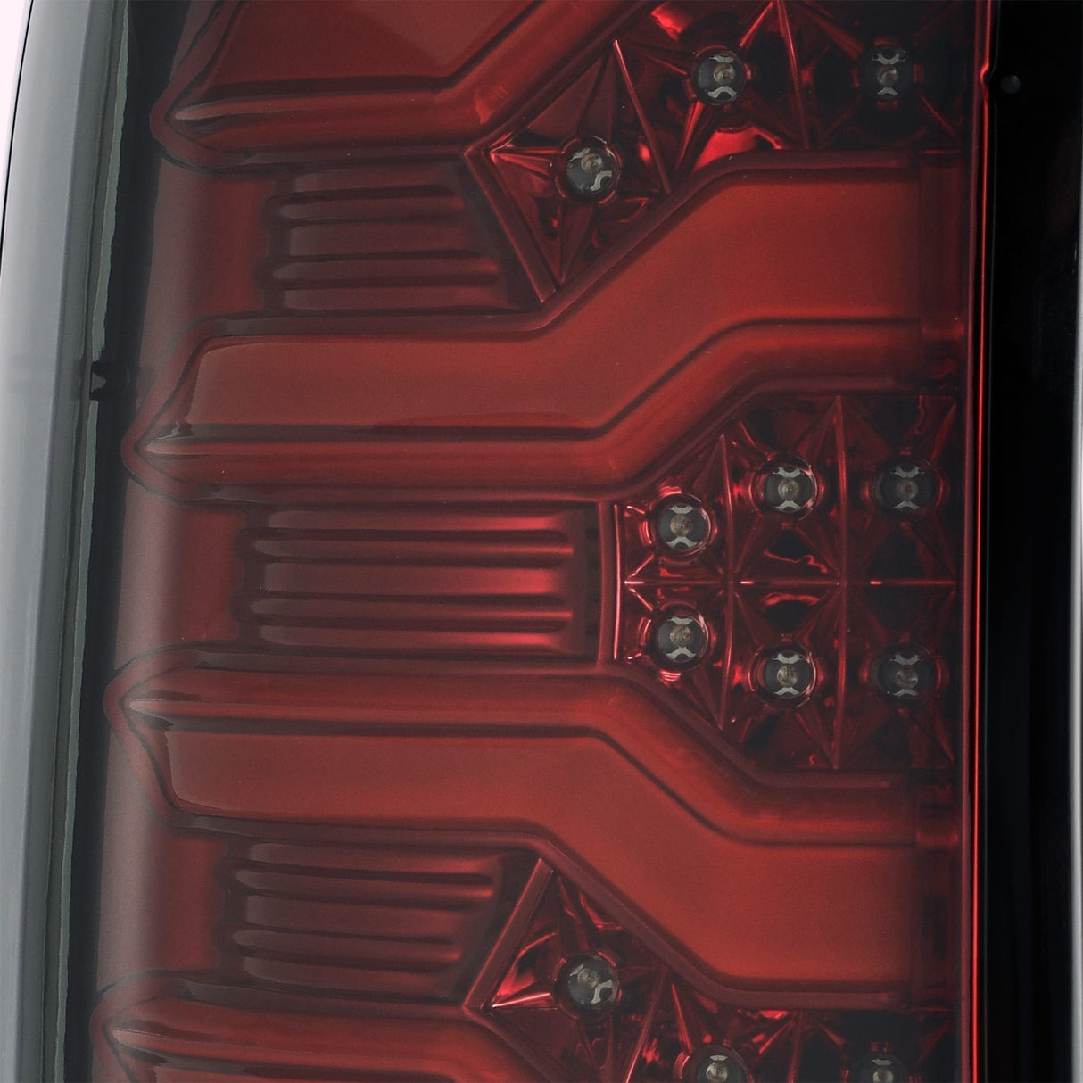 Feux arrière à DEL doubles PRO-Series pour Chevrolet Silverado 1500 (14-18) / Silverado 2500HD/3500HD (15-19) / GMC Sierra 3500HD (15-19) - Fumée rouge