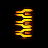 14-18 GMC Sierra 1500/2500HD/3500HD LUXX-Series LED Tail Lights Black