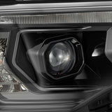 Phares halogènes projecteurs Alpha-Black pour Toyota 4Runner MK II série PRO 14-20