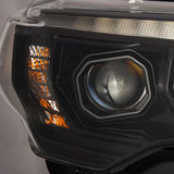 Phares halogènes projecteurs Alpha-Black pour Toyota 4Runner MK II série PRO 14-20