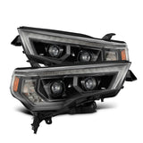 Phares halogènes projecteurs Alpha-Black pour Toyota 4Runner MK II série PRO 14-20