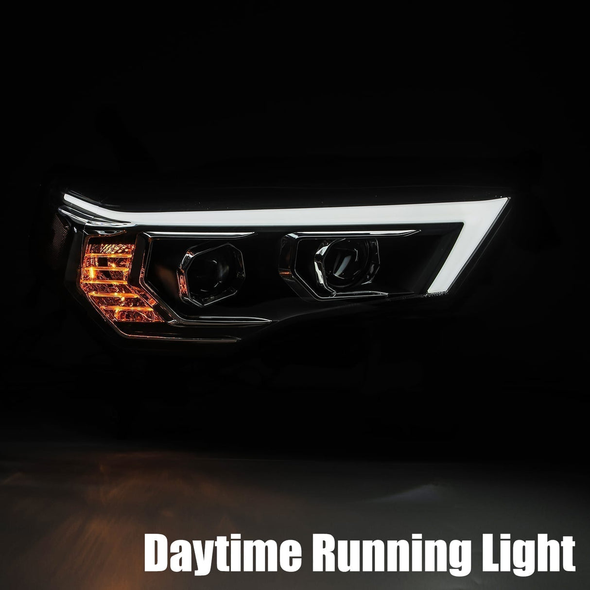 14-20 Toyota 4Runner PRO-Series Halogen Projector Headlights Chrome