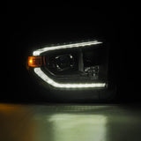 14-21 Toyota Tundra MK II PRO-Series Halogen Projector Headlights Black