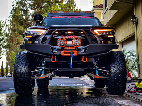 14-24 Toyota 4Runner MK II NOVA-Series LED Projector Headlights Alpha-Black