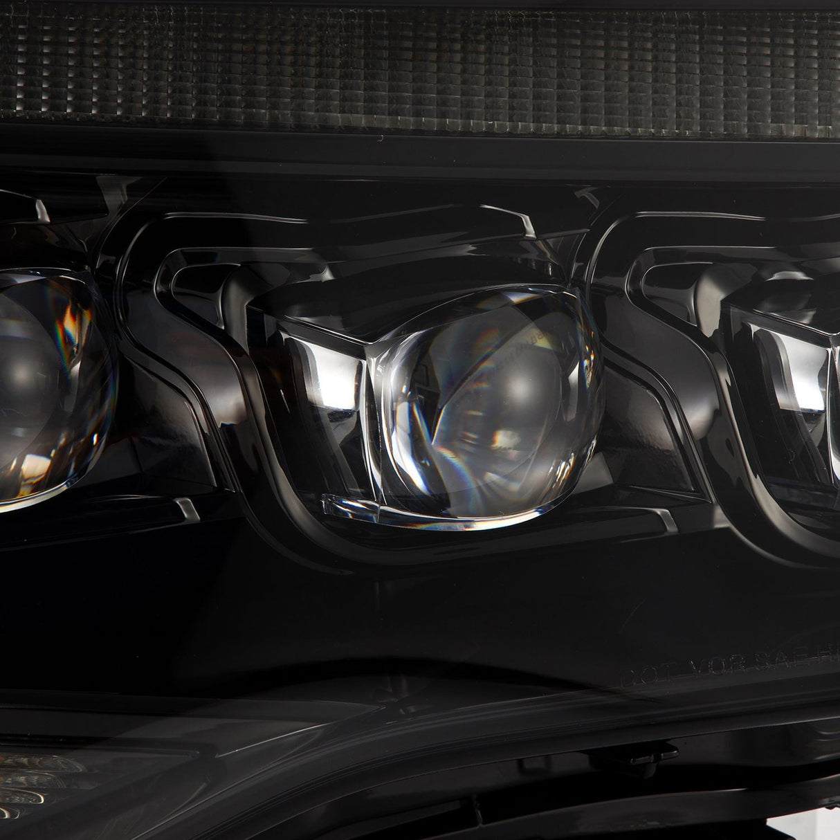 14-24 Toyota 4Runner MK II NOVA-Series LED Projector Headlights Alpha-Black