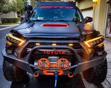14-24 Toyota 4Runner MK II NOVA-Series LED Projector Headlights Alpha-Black
