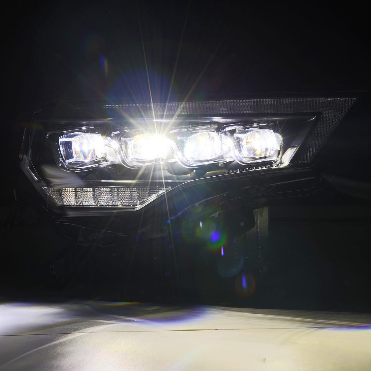 Phares projecteurs à LED noirs pour Toyota 4Runner MK II série NOVA 14-24