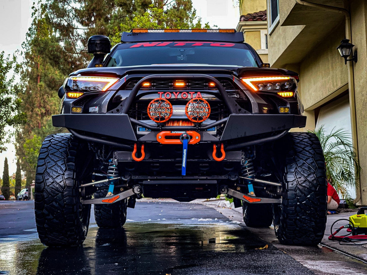 Phares projecteurs à LED noirs pour Toyota 4Runner MK II série NOVA 14-24