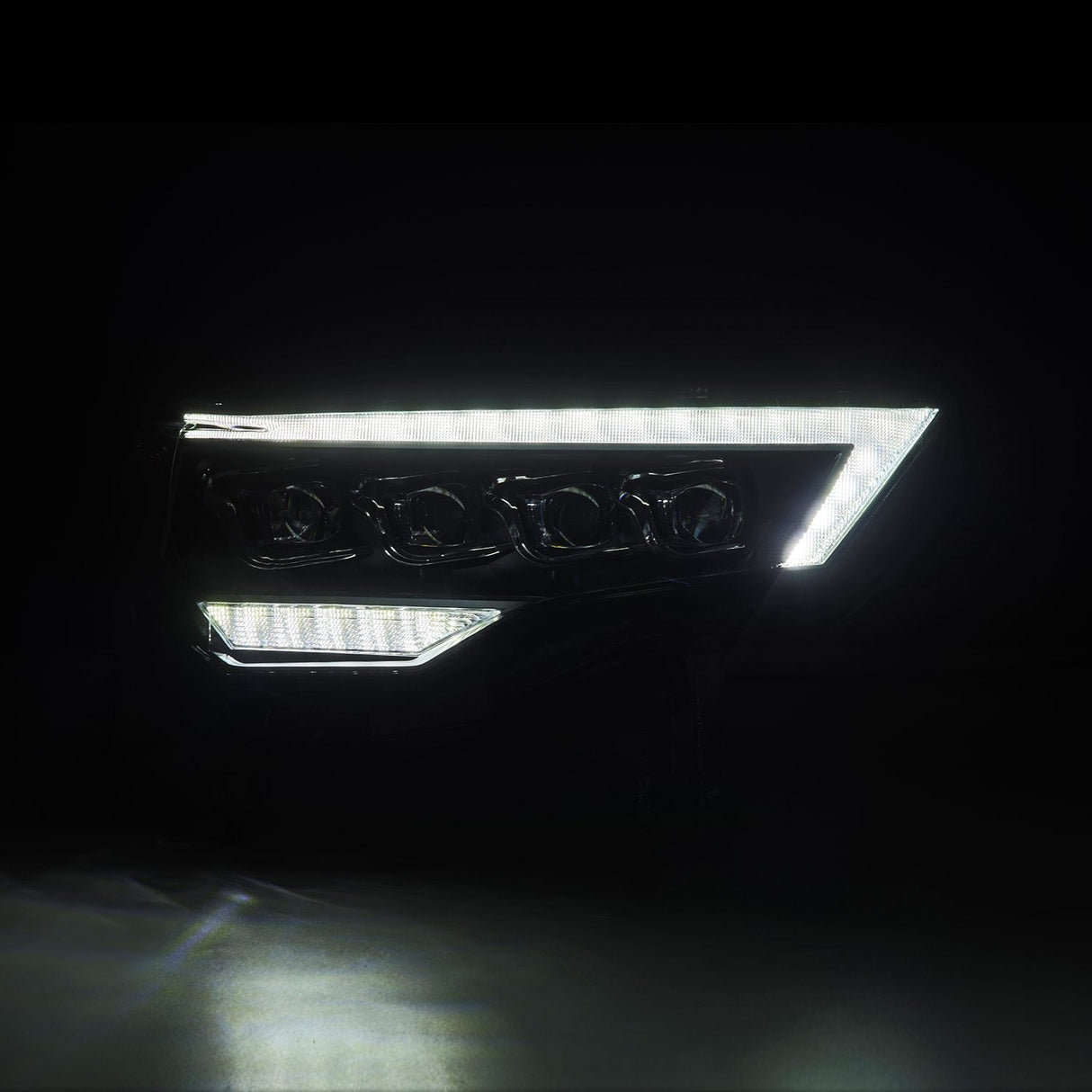 Phares projecteurs à LED noirs pour Toyota 4Runner MK II série NOVA 14-24