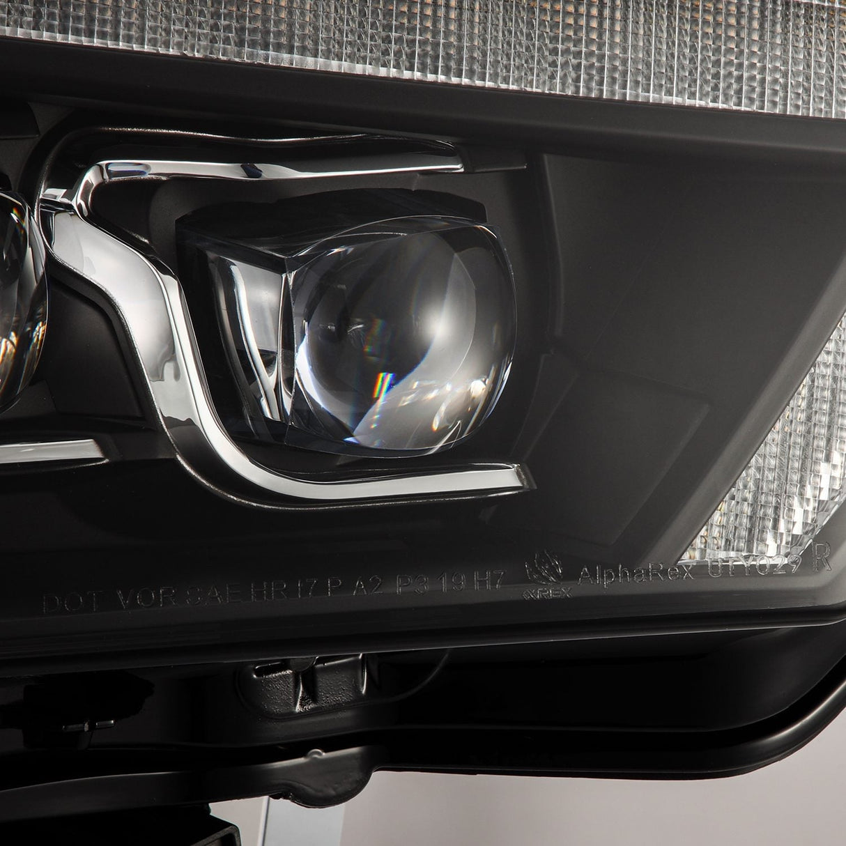 Phares projecteurs à LED noirs pour Toyota 4Runner MK II série NOVA 14-24