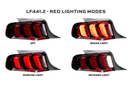 Ford Mustang (10-12) Facelift XB LED Tail Lights (Red)