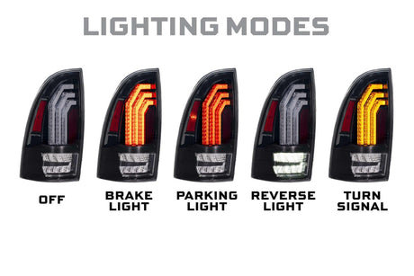 Toyota Tacoma (05-15) XB LED Tail Lights (Clear)