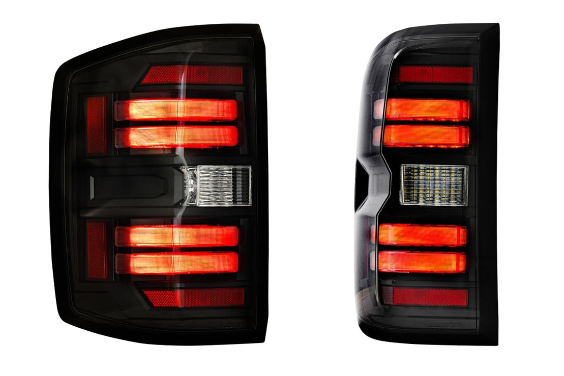 Chevy Silverado 2500HD / 3500HD (15-19) XB LED Tail Lights (Smoked)