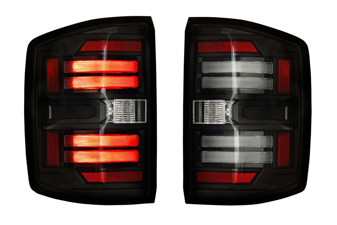 Chevrolet Silverado 1500 (14-18) XB LED Tail Lights (Smoked)