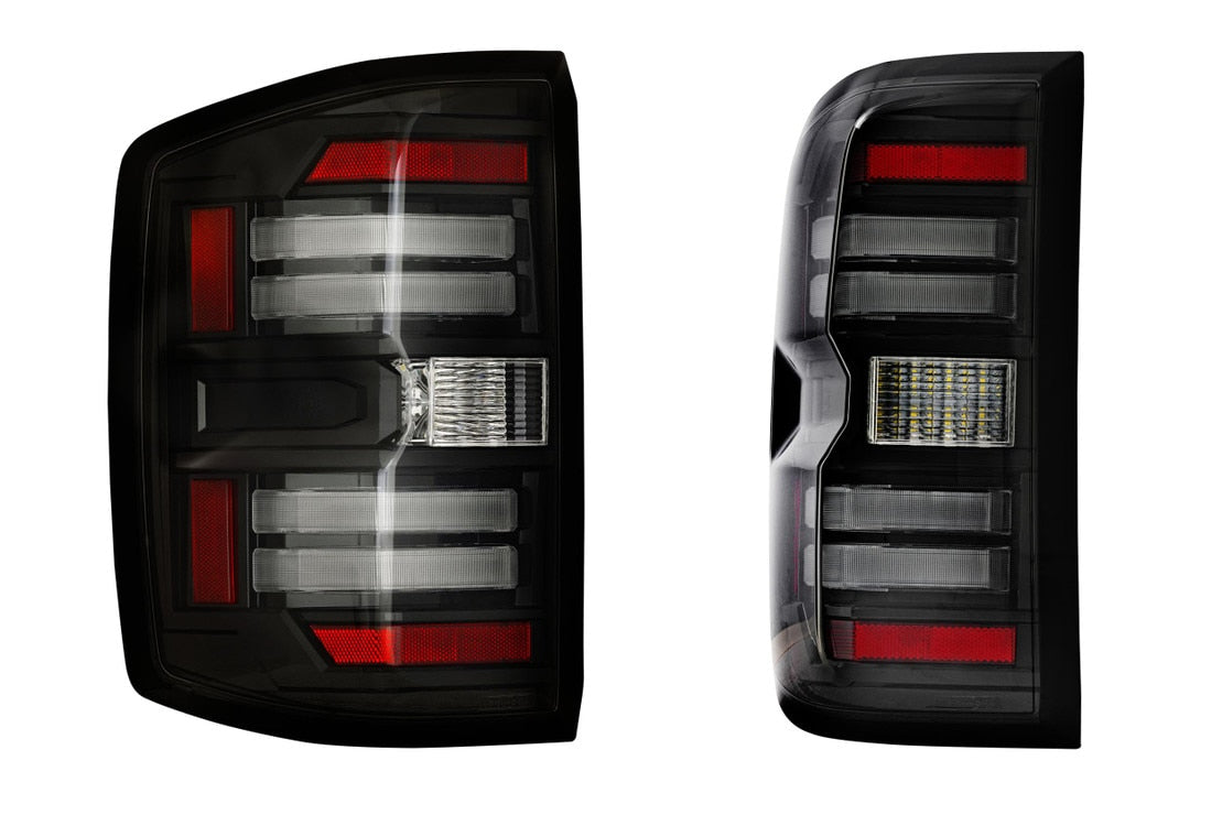 Chevrolet Silverado 1500 (14-18) XB LED Tail Lights (Smoked)