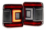 Feux arrière à profil bas à LED pour Jeep Wrangler Jl (2018+) Xb