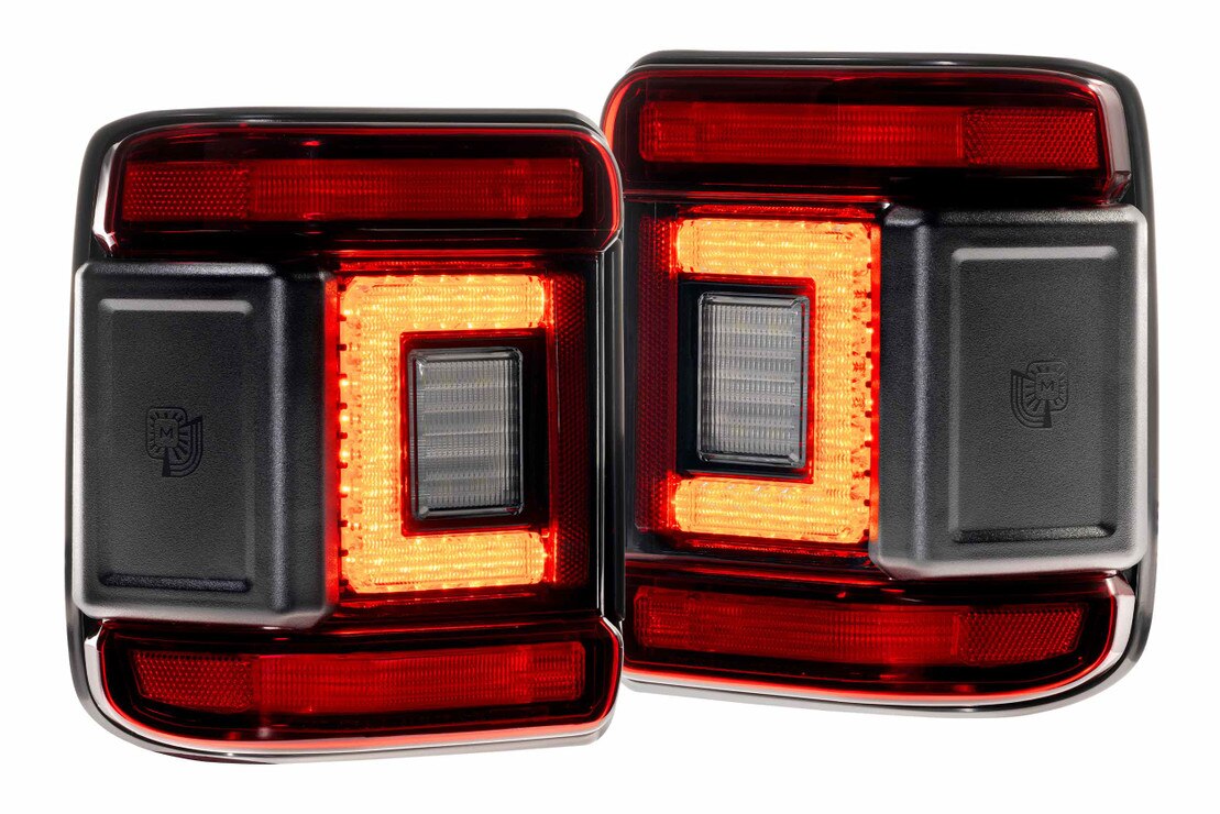 Feux arrière à profil bas à LED pour Jeep Wrangler Jl (2018+) Xb