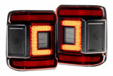 Feux arrière à profil bas à LED pour Jeep Wrangler Jl (2018+) Xb