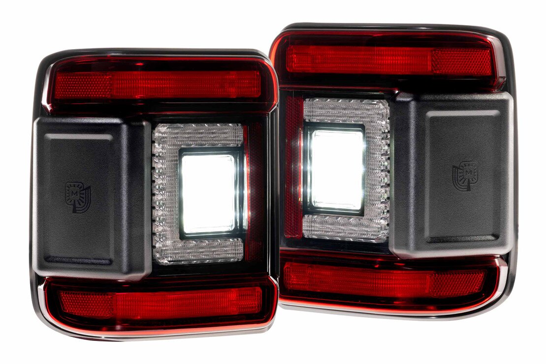 Feux arrière à profil bas à LED pour Jeep Wrangler Jl (2018+) Xb