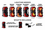 Ford Bronco (2021+) XB LED Low Profile Tail Lights (Red)