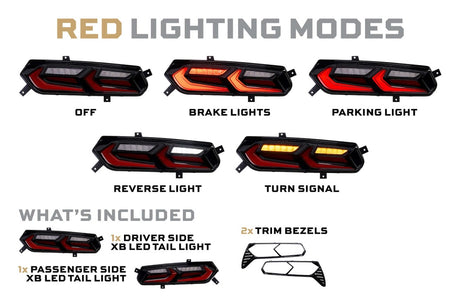 Chevrolet Corvette C7 (14-19) XB LED Tail Lights (Red)