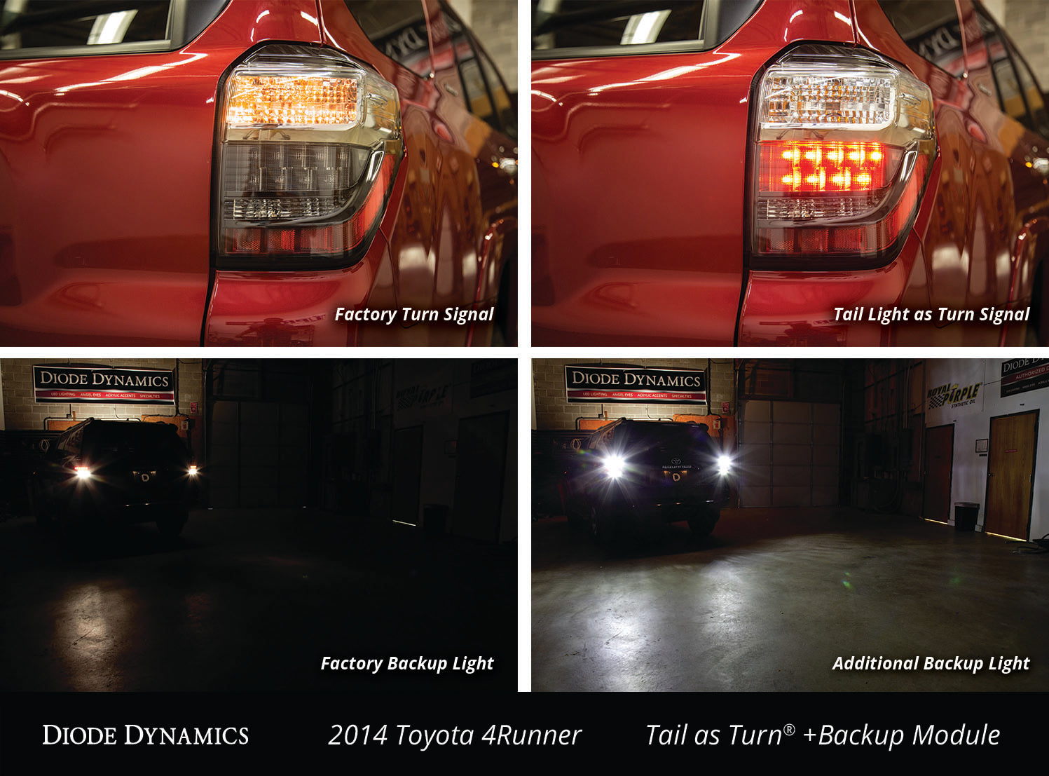 Tail as Turn® Kit w/ Backup for 2014-2024 Toyota 4Runner Stage 1