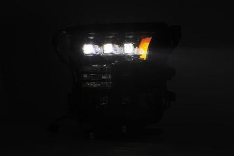 15-17 Ford F150 / 17-20 F150 Raptor NOVA-Series LED Projector Headlights Alpha-Black