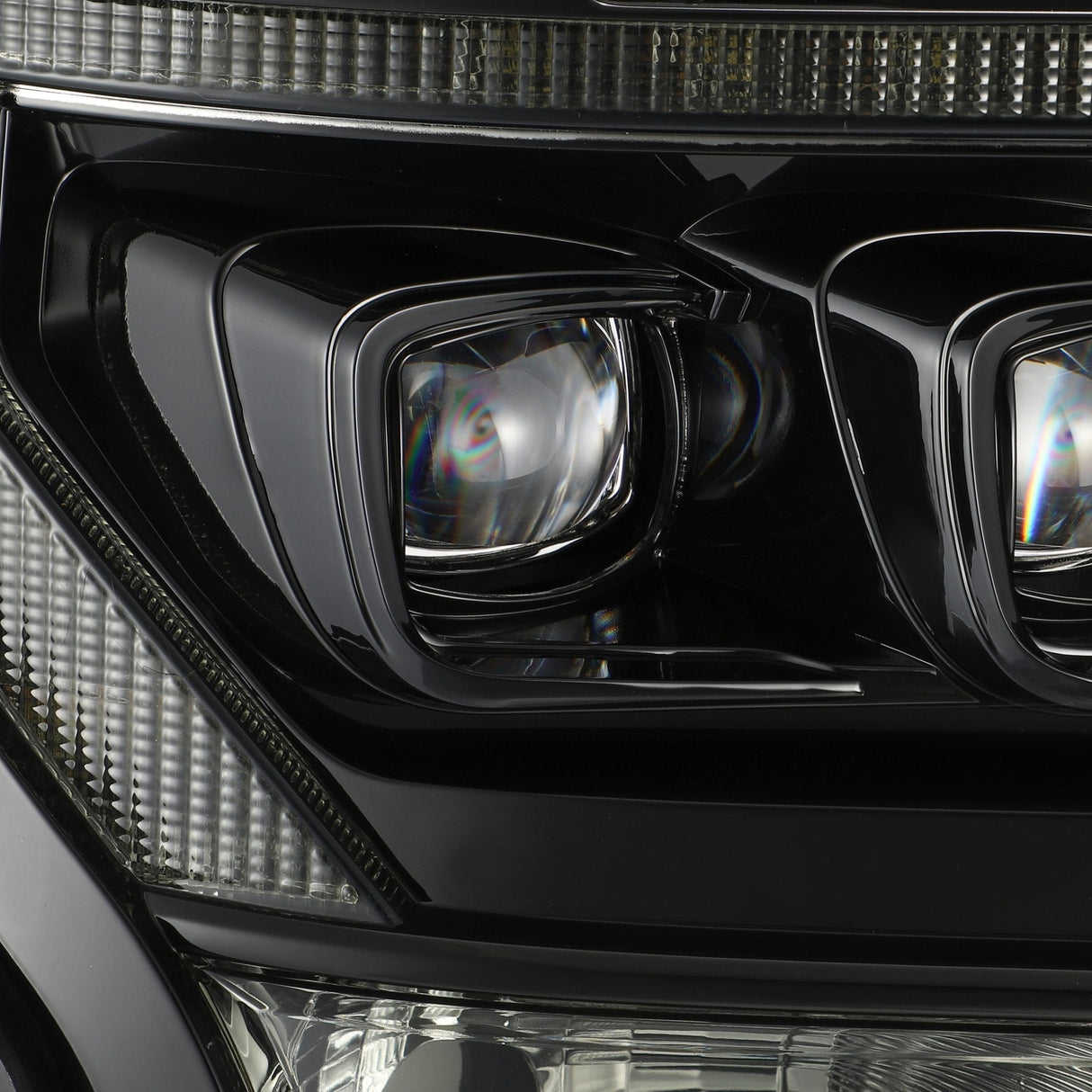 Phares projecteurs à LED série NOVA Alpha-Black pour Ford F150 15-17 / F150 Raptor 17-20