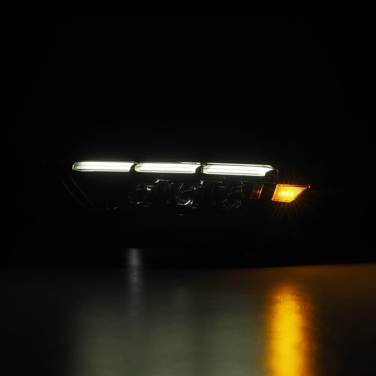 15-17 Ford Mustang/18-20 Mustang Shelby GT350/GT500 MK II NOVA-Series LED Projector Headlights Alpha-Black