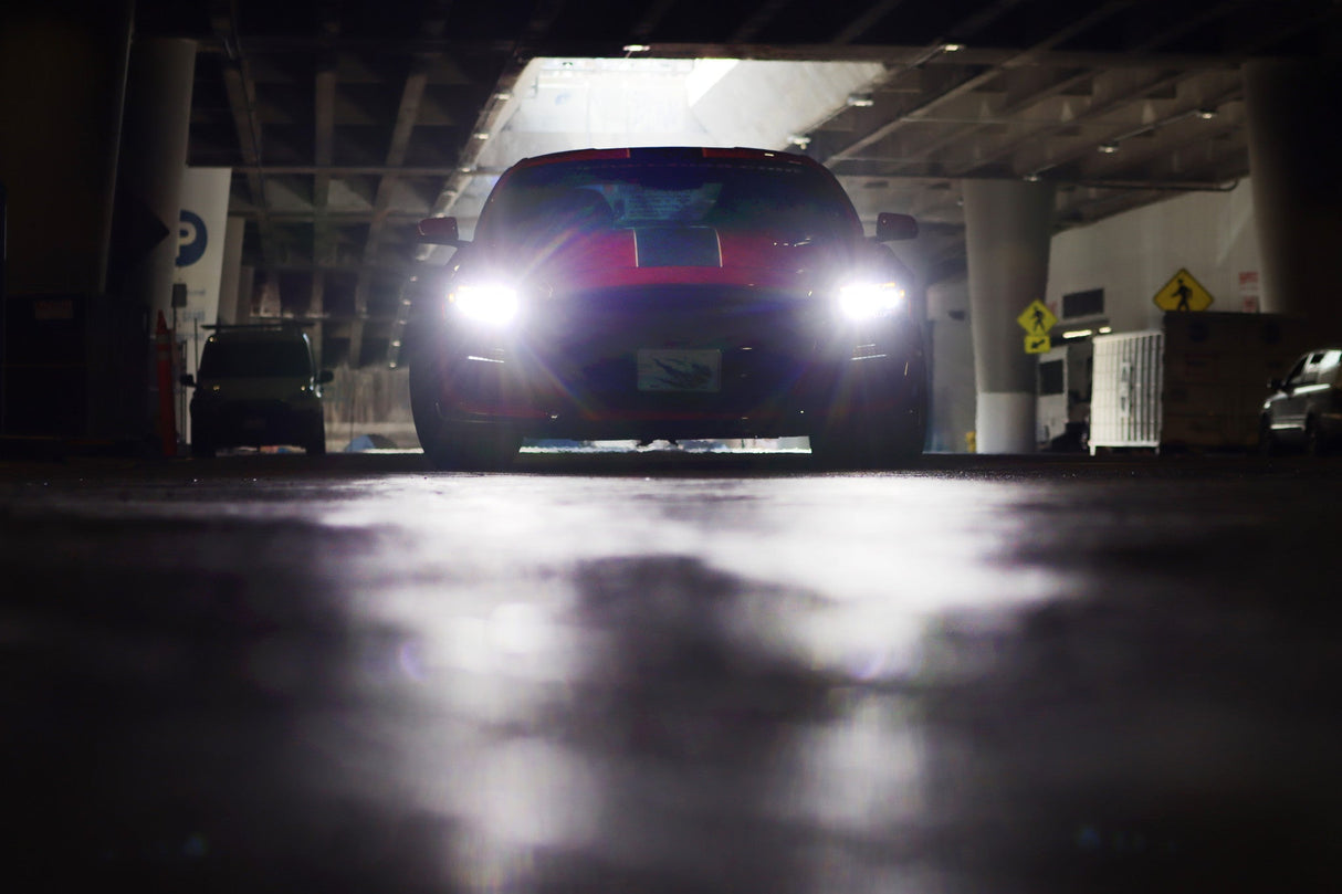 15-17 Ford Mustang/18-20 Mustang Shelby GT350/GT500 MK II NOVA-Series LED Projector Headlights Alpha-Black