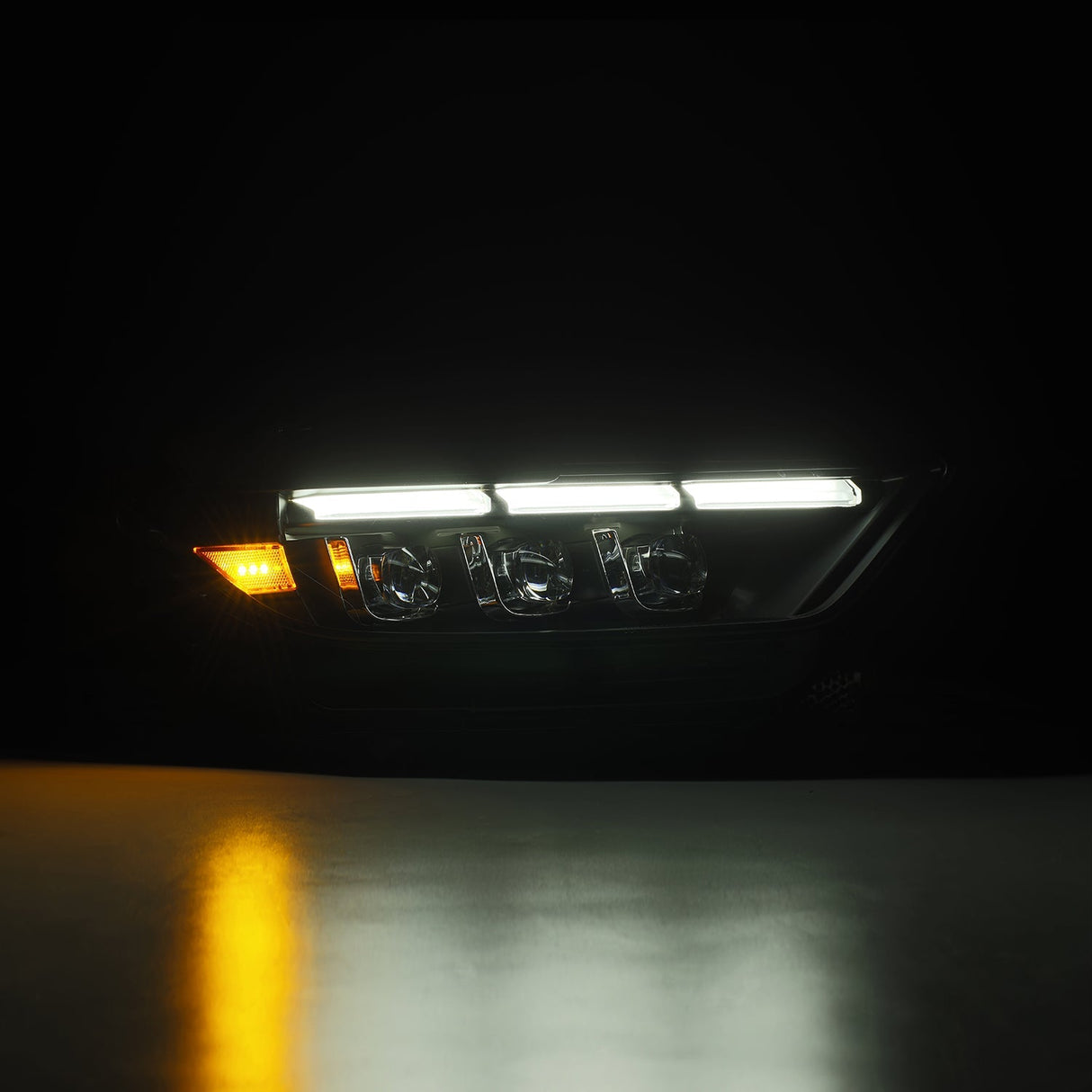 15-17 Ford Mustang/18-20 Mustang Shelby GT350/GT500 MK II NOVA-Series LED Projector Headlights Black