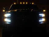 Phares projecteurs à LED chromés pour Chevrolet Silverado 2500HD/3500HD MK II série NOVA 15-19