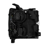 Phares projecteurs à LED chromés pour Chevrolet Silverado 2500HD/3500HD MK II série NOVA 15-19