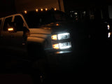 Phares projecteurs à LED chromés pour Chevrolet Silverado 2500HD/3500HD MK II série NOVA 15-19