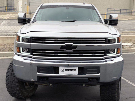 Phares halogènes projecteurs noirs pour Chevrolet Silverado 2500HD/3500HD série PRO 15-19