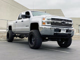 Phares projecteurs à LED chromés de la série LUXX pour Chevrolet Silverado 2500HD/3500HD 15-19