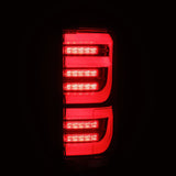 Feux arrière à LED Ford F150 LUXX-Series 15-20, noir et rouge