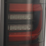 Feux arrière à LED Ford F150 LUXX-Series 15-20, noir et rouge