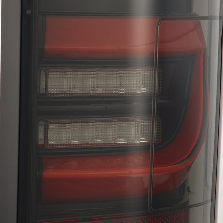 15-20 Ford F150 LUXX-Series LED Tail Lights Black Red