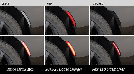 LED Sidemarkers for 2015-2023 Dodge Charger (set)