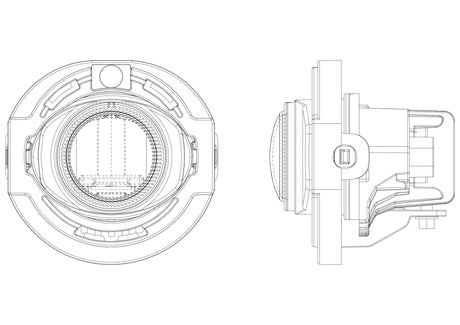 Feux antibrouillard à LED pour Dodge Charger 15-23 (sortie blanche uniquement)