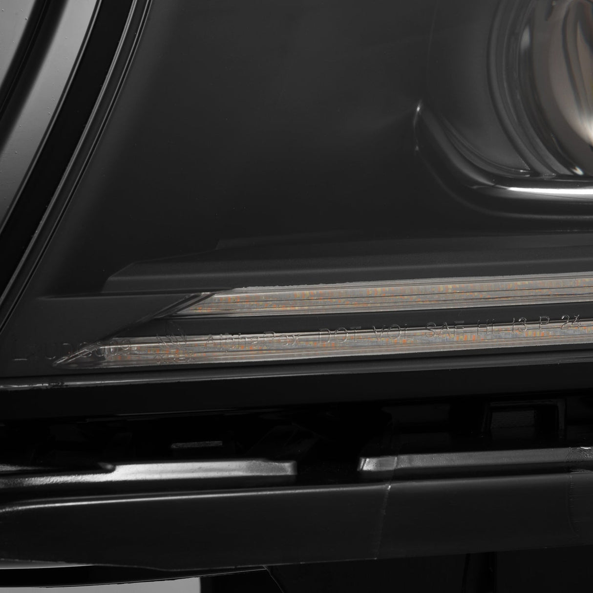 15-23 Dodge Charger LUXX-Series LED Projector Headlights Black