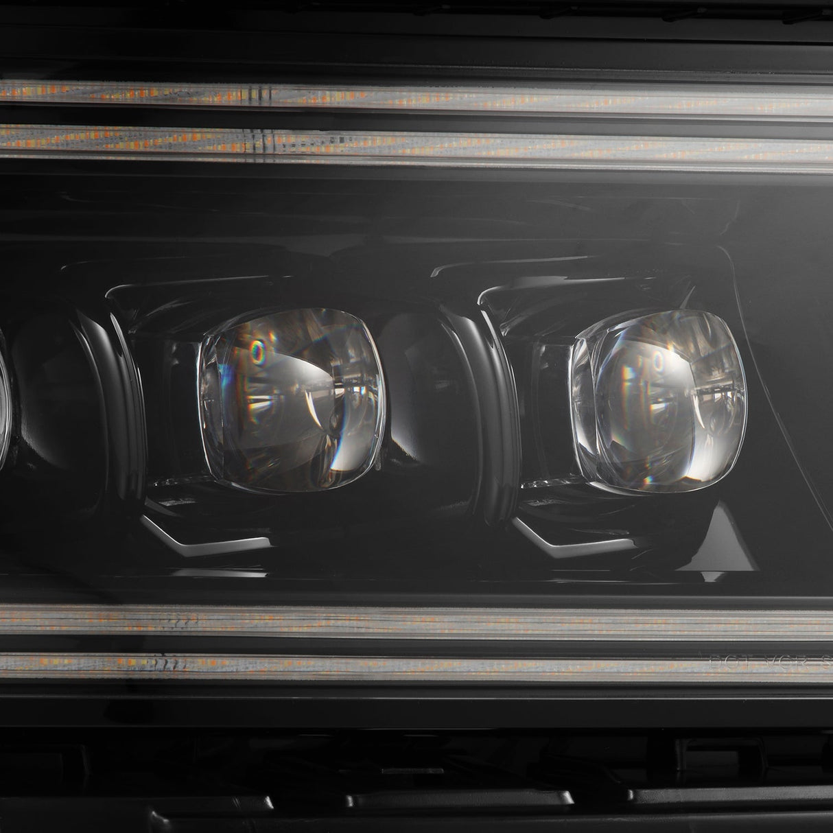 15-23 Dodge Charger NOVA-Series LED Projector Headlights Alpha-Black