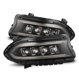 15-23 Dodge Charger NOVA-Series LED Projector Headlights Black