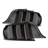 Feux arrière à LED prismatiques Alpha-Black pour Ford Mustang NOVA-Series 15-23