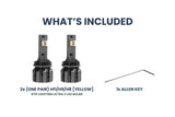 H11: GTR Ultra 3.0 Yellow LED Bulbs (Pair)