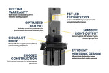 H13/9008 : Ampoules LED GTR Ultra 3.0 (paire)