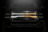 Calandre de feux de route à LED XBG pour Dodge Ram HD (13-18) (chromée)