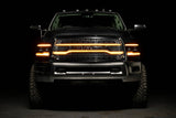 Calandre de feux de route à LED XBG pour Dodge Ram HD (13-18) (chromée)